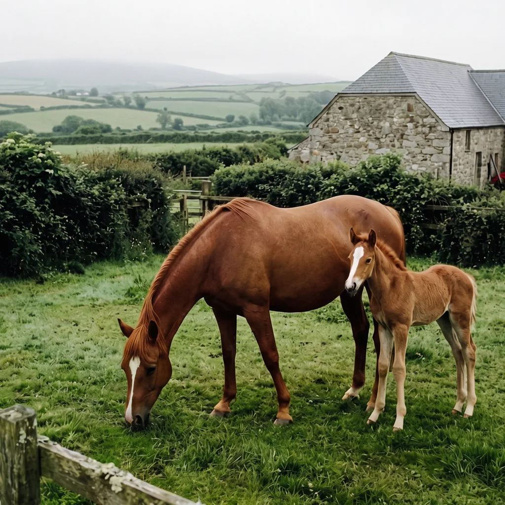 Élevage de chevaux au Élevage des Prades, Saint-Priest-sous-Aixe