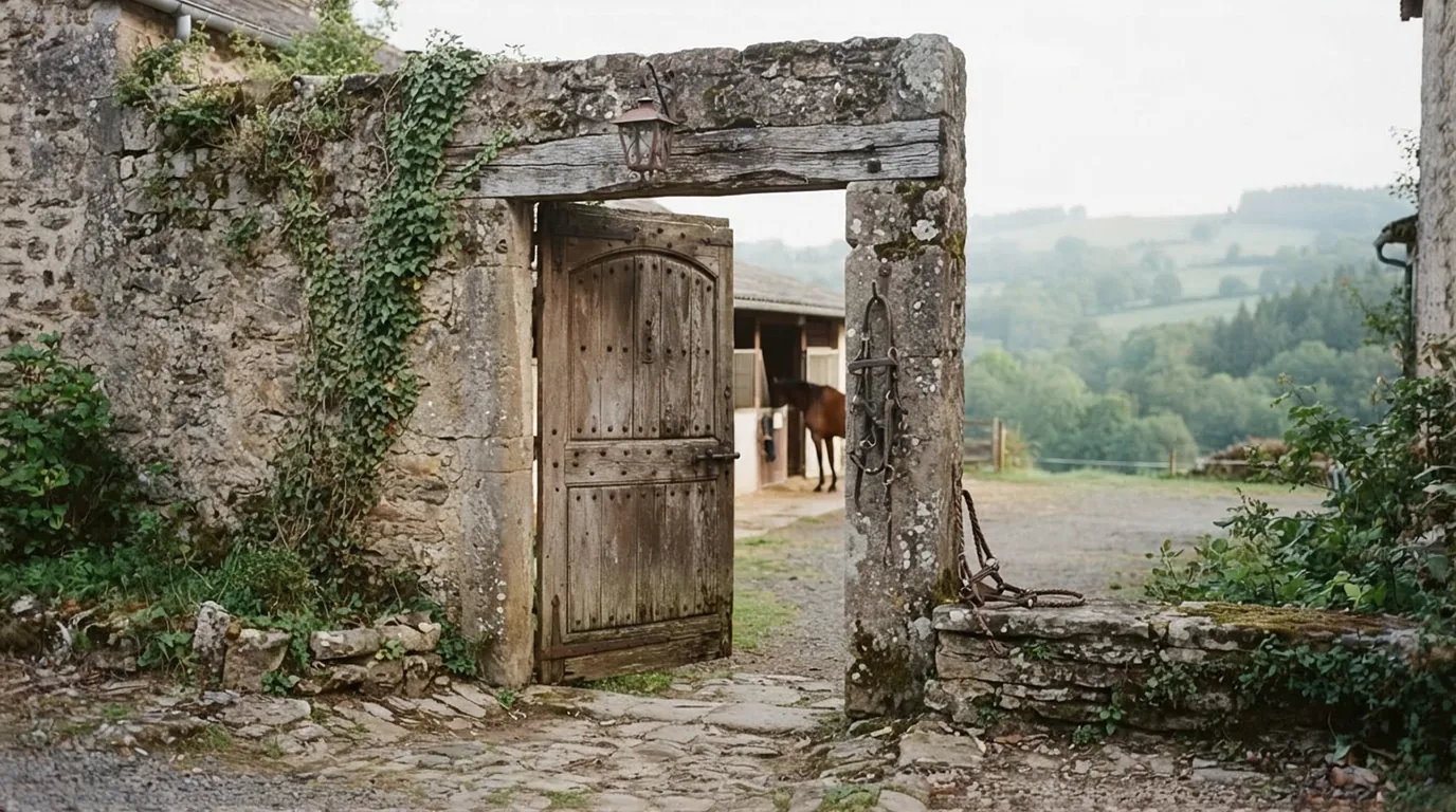 Entrée du Élevage des Prades, centre équestre à Saint-Priest-sous-Aixe